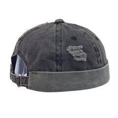 (One Sizeblack)Pipo Hattu Casual Miesten Street Docker Sailor Biker Hattu Lippikset miehille Naisten Lippalakit Talvihatut miehille Vintage Bonnet Miesten lippalakit hinta ja tiedot | Naisten päähineet | hobbyhall.fi