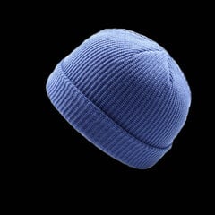 (Sininen)Miehet Naiset Neulottu Hattu Pipo Skullcap Sailor Cap Cuff Brimless Retro Pehmeä Lyhyt Unisex HipHop Joustava Lämmin Talvi Ski Pipo hinta ja tiedot | Naisten päähineet | hobbyhall.fi