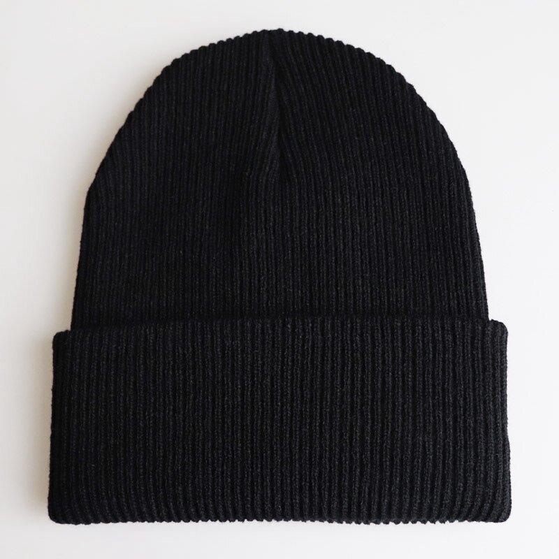 (One SizeBlack) Neulominen Yksivärinen Unisex-pipo Pidä lämpimänä Poimuttuva Muoti Uusi Hip Hop Stripe Talvihattu Skullies Pipot hinta ja tiedot | Naisten päähineet | hobbyhall.fi