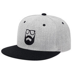 (harmaa 3) Korkealaatuinen Uncle Beard Baseball Cap Miehille Snapback Hattu miesten naisten villainen Lippalakki Luu säädettävä Trucker Gorras hinta ja tiedot | Naisten päähineet | hobbyhall.fi