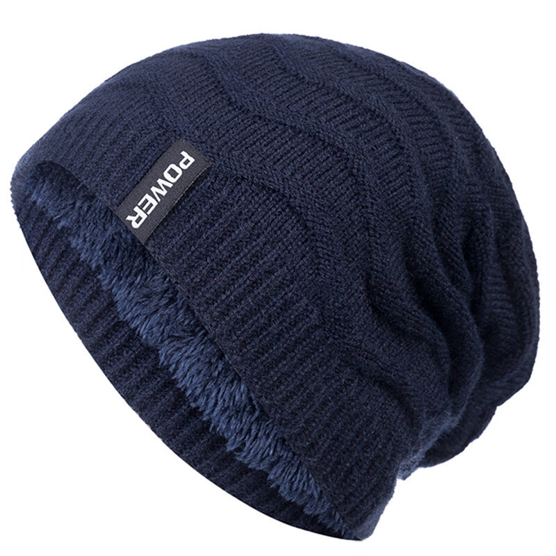 (54cm-62cm laivastonsininen)Uusi Unisex POWER Label Talvihatut miehille ja naisille Wave Design Lisää turkisvuorattu lämmin Ski Pipo Neulottu Hattu Laadukas Bonnet Cap hinta ja tiedot | Naisten päähineet | hobbyhall.fi