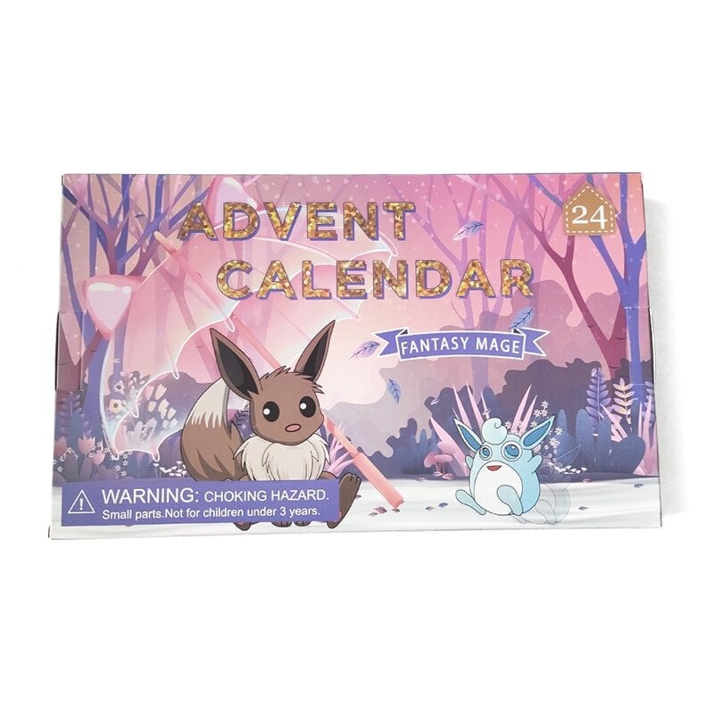 Pokemonin inspiroimat joulun adventtikalenterilaatikon toimintahahmolelut hinta ja tiedot | Kalenterit ja muistikirjat | hobbyhall.fi