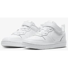 Nike lasten vapaa-ajan kengät COURT BOROUGH LOW 2, valkoinen 33,5 907161916 hinta ja tiedot | Lasten urheilukengät | hobbyhall.fi