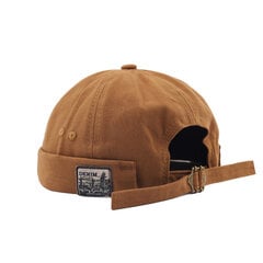 (One SizeCamel)Miehet Naiset Retro Dome Melon Brimless Pipo Unisex Skullcap Sailor Puuvilla Mekaanikko Trendikäs väri Elastiset paneelit Docker Hat hinta ja tiedot | Naisten päähineet | hobbyhall.fi