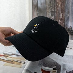 (Musta) 1 kpl 100 % puuvillainen baseball-lippis naisille miehille kesämuoti kirjonta visiirit lippalakki pojat tytöt hip hop rento snapback hattu kasetti hinta ja tiedot | Naisten päähineet | hobbyhall.fi