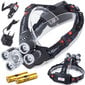 Etu LED ajovalo cree xm-l t6 4x xp-e, musta hinta ja tiedot | Retkilamput | hobbyhall.fi