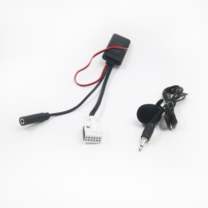 Biurlink 150cm Auto Bluetooth AUX Adapteri Langaton Audio Puhelin Puhelu Handsfree mikrofoni SkodaAuto BOLERO Radiolle hinta ja tiedot | USB-sovittimet äänentoistoon | hobbyhall.fi