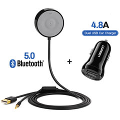 Bluetooth 5.0 -autosarjan vastaanotin aptX LL Wireless 3.5 AUX -sovitin auton kaiuttimelle USB Bluetooth 3,5 mm Jack Audiovastaanotin hinta ja tiedot | USB-sovittimet äänentoistoon | hobbyhall.fi