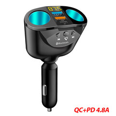 66W autolaturi pikalataus QC3.0+PD matkapuhelimen laturi pistoke Auton tupakansytytin 12V/24V Bluetooth yleiskäyttöinen autoon hinta ja tiedot | USB-sovittimet äänentoistoon | hobbyhall.fi