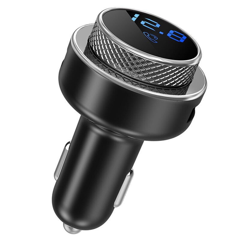 GC16 auto FM-lähetin autoon pikalaturi QC3.0 USB-laturi Bluetooth-yhteensopiva handsfree TF U levy MP3-soitin USB-laturi hinta ja tiedot | USB-sovittimet äänentoistoon | hobbyhall.fi