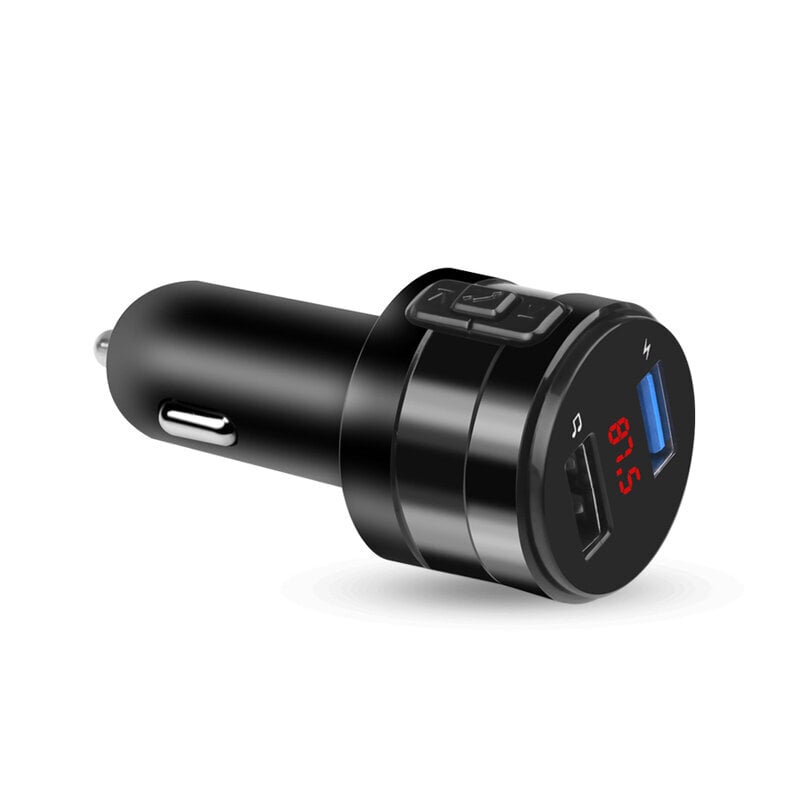 FM-lähetin Bluetooth 4.2 auton MP3-soitin 3.1A kaksi USB-porttia autolaturi handsfree-modulaattorisarja tupakansytyttimen sovitin hinta ja tiedot | USB-sovittimet äänentoistoon | hobbyhall.fi