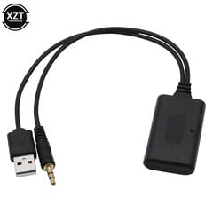 BMW E90 E91 E92 E93 auton Bluetooth 5.0 -äänivastaanottimelle USB + 3,5 mm Jack Radio Audio Adapter Universal AUX-IN AUX-kaapeli hinta ja tiedot | USB-sovittimet äänentoistoon | hobbyhall.fi