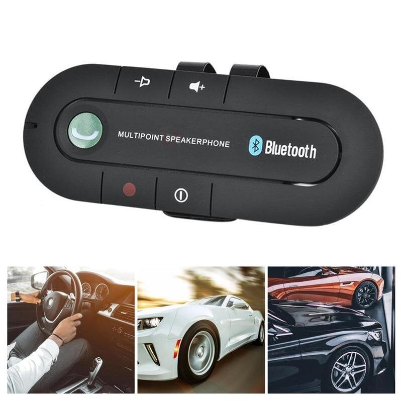 Uusi langaton auton monipistekaiutinpuhelin 4.1+EDR Bluetooth Handsfree-autosarja MP3-musiikkisoitin Visiiripidike iPhone Androidille hinta ja tiedot | USB-sovittimet äänentoistoon | hobbyhall.fi