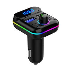 Auton Bluetooth V5.0 USB 4.2A nopea autolaturi Mp3-lähetinsoitin U-levy Fm-puhelu Bluetooth-tuki Hands-free-lähettimet hinta ja tiedot | USB-sovittimet äänentoistoon | hobbyhall.fi