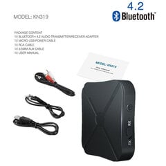 PzzPss Bluetooth 5.0 4.2 vastaanotin ja lähetin Audio Musiikki Stereo Langaton sovitin RCA 3.5MM AUX-liitäntä kaiutintelevisiolle Auto PC hinta ja tiedot | USB-sovittimet äänentoistoon | hobbyhall.fi