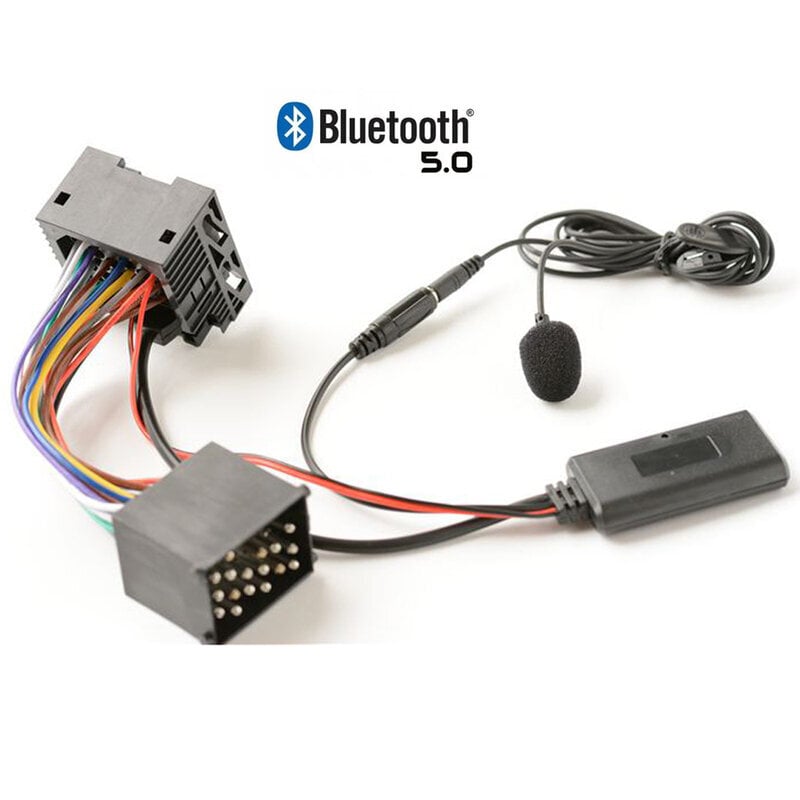 Bluetooth 5.0 Music Audio Adapter -mikrofonikaapeli BMW E46 E46 320i 323i 325i CD 2002-2006 -levylle 10-nastaisella aux-apuosalla hinta ja tiedot | USB-sovittimet äänentoistoon | hobbyhall.fi