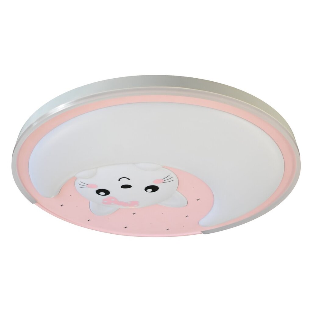 Plafoni Mooncat 34W LED, vaaleanpunainen hinta ja tiedot | Kattovalaisimet | hobbyhall.fi