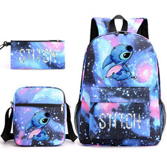 Lilo & Stitch Backpack 3 Pack koululaukku hinta ja tiedot | Koulureput ja -laukut | hobbyhall.fi