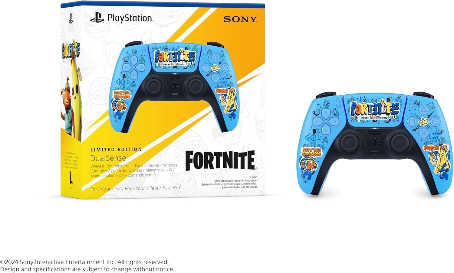 Sony DualSense Fortnite Limited Edition hinta ja tiedot | Pelikonsolitarvikkeet | hobbyhall.fi