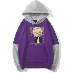 (Punainen-XL）Anime Tokyo Revengers Unisex-hupparit Streetwear Casual Miesten villapaidat hinta ja tiedot | Miesten puserot ja hupparit | hobbyhall.fi