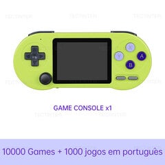 SF2000 3 tuuman IPS-näyttö Kädessä pidettävä pelisoitin Mini Kannettava videopelikonsoli Sisäänrakennettu 11000 Retro Games Handheld Game Console hinta ja tiedot | Pelikonsolit | hobbyhall.fi