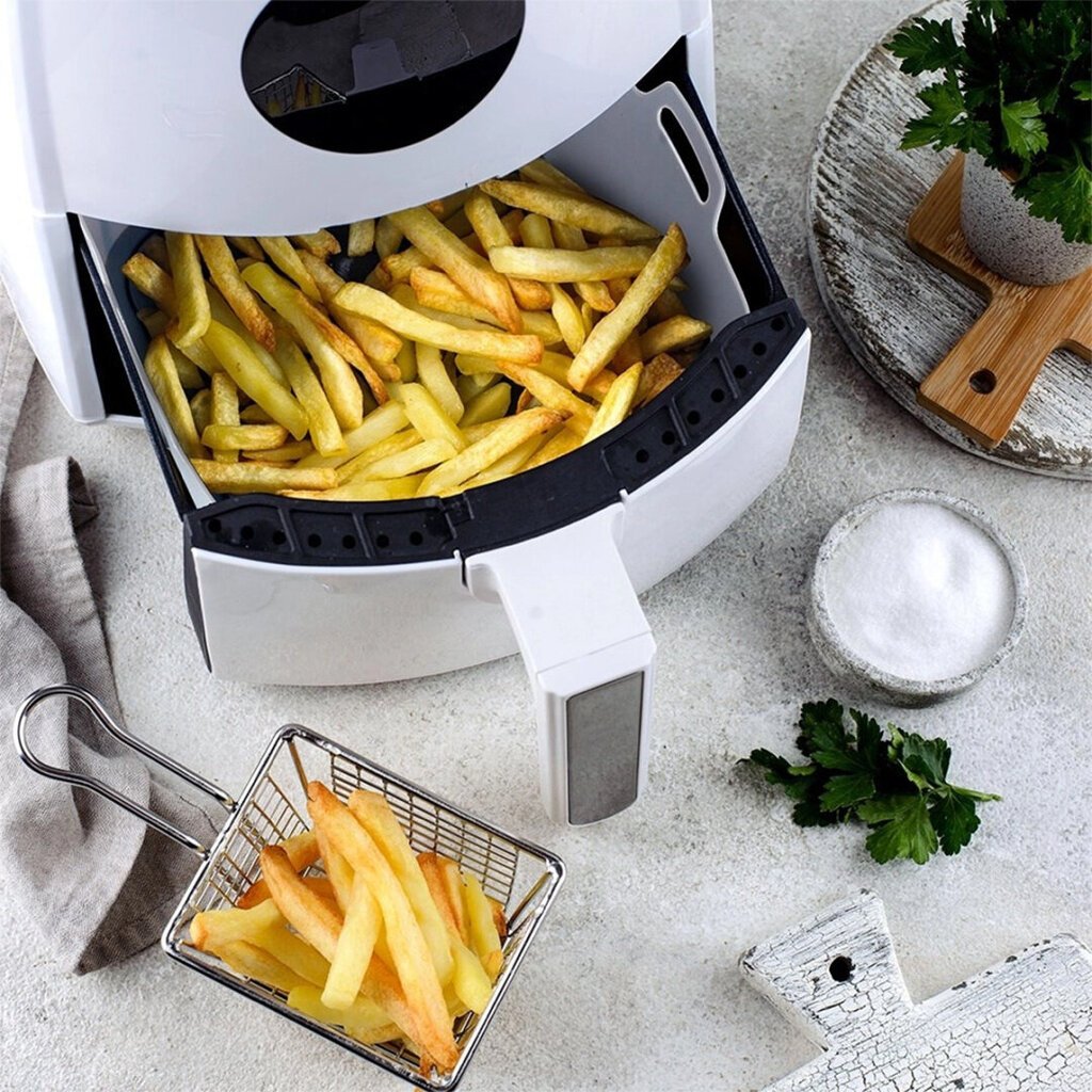 Uudelleenkäytettävä silikoninen vuoka friteerauskeittimeen 22cm hinta ja tiedot | Keittiövälineet | hobbyhall.fi