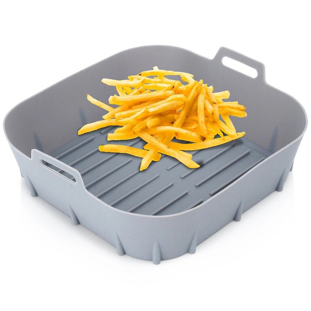 Uudelleenkäytettävä silikoninen vuoka friteerauskeittimeen 22cm hinta ja tiedot | Keittiövälineet | hobbyhall.fi