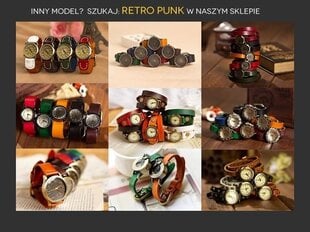 Naisten kello Tayma, retro punk-tyyli, sininen TY1198 hinta ja tiedot | Naisten kellot | hobbyhall.fi