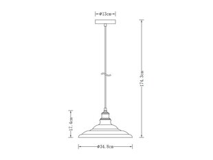 Ripustettava valaisin Loret 9844 hinta ja tiedot | Riippuvalaisimet | hobbyhall.fi