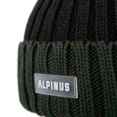 Alpinus Matind talvihattu TT18275, harmaa vihreä hinta ja tiedot | Miesten hatut, huivit ja käsineet | hobbyhall.fi