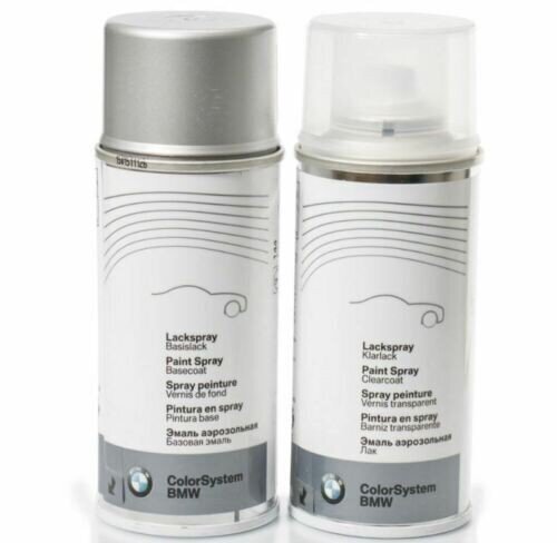 BMW E70 Spray Paint Set Titan Silber, Met. Alkuperäinen 51915A55B71 hinta ja tiedot | Lisätarvikkeet autoiluun | hobbyhall.fi