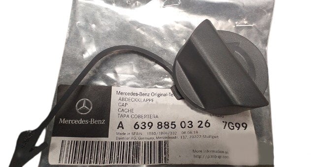 Mercedes-Benz W639 Etupuskurin vetokoukun suojus Harmaa Aito A63988503267G99 hinta ja tiedot | Lisätarvikkeet autoiluun | hobbyhall.fi