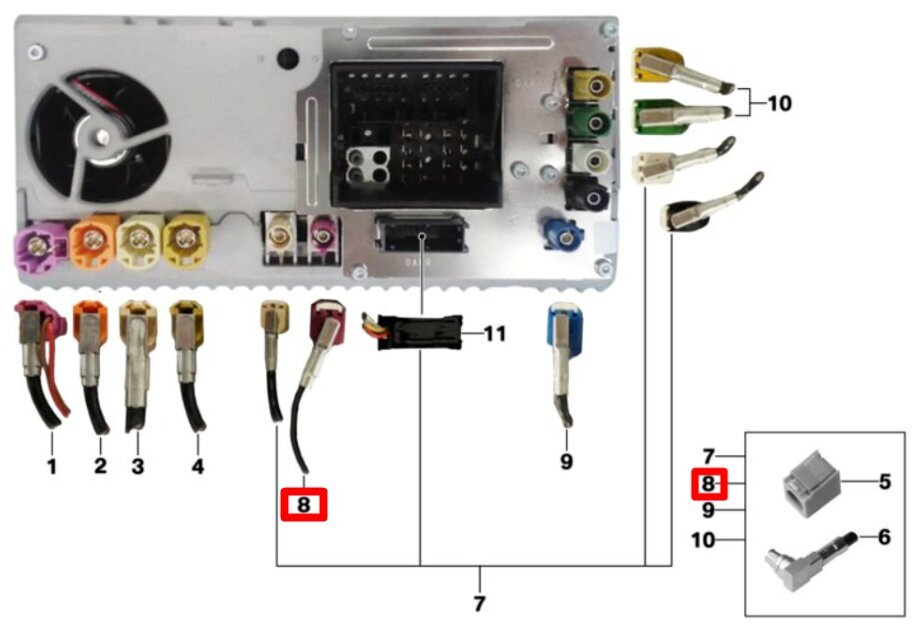 BMW G30 G31 F90 KAAPELI ANTENNI MANUAALINEN ALKUPERÄINEN 61116816435 hinta ja tiedot | Lisätarvikkeet autoiluun | hobbyhall.fi