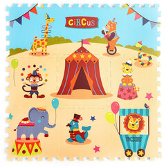 Smiki Palapelimatto Circus, 9 osaa, 6368734 hinta ja tiedot | Leikkimatot | hobbyhall.fi