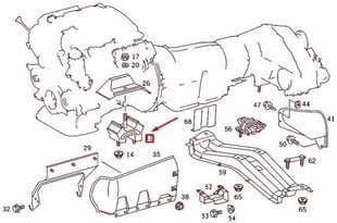 Mercedes W163 Moottorikiinnike edessä L tai R jousiputken moottorin tuki Aito 1632400217 hinta ja tiedot | Lisätarvikkeet autoiluun | hobbyhall.fi