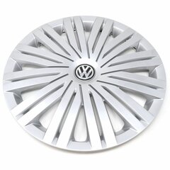 VW pölykapseli, hopea, 15" aito 6C0601147CYTI 6C0601147CYTI hinta ja tiedot | Lisätarvikkeet autoiluun | hobbyhall.fi