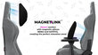 Yumisu 2050 Magnetic Cloud Black pelituoli, vaaleanharmaa, musta materiaali hinta ja tiedot | Toimistotuolit | hobbyhall.fi