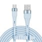 Silikoninen USB - microUSB kaapeli Kruger&Matz Basic, 1m, sininen hinta ja tiedot | Puhelinkaapelit | hobbyhall.fi