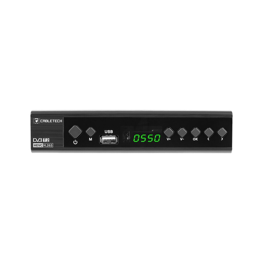 Tuner Cabletech DVB-T/C Hevc H.265 10bit hinta ja tiedot | TV-virittimet | hobbyhall.fi