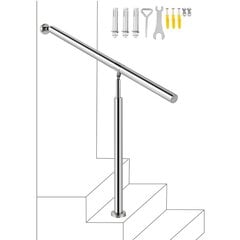 1-2 askelman käsijohde Vevor, 80 x 90 cm hinta ja tiedot | Portaat | hobbyhall.fi