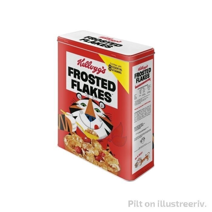 Säilytyspurkki / XL / 3D Kellogg's Frosted Flakes Tony Tiger hinta ja tiedot | Elintarvikkeiden säilytysastiat | hobbyhall.fi