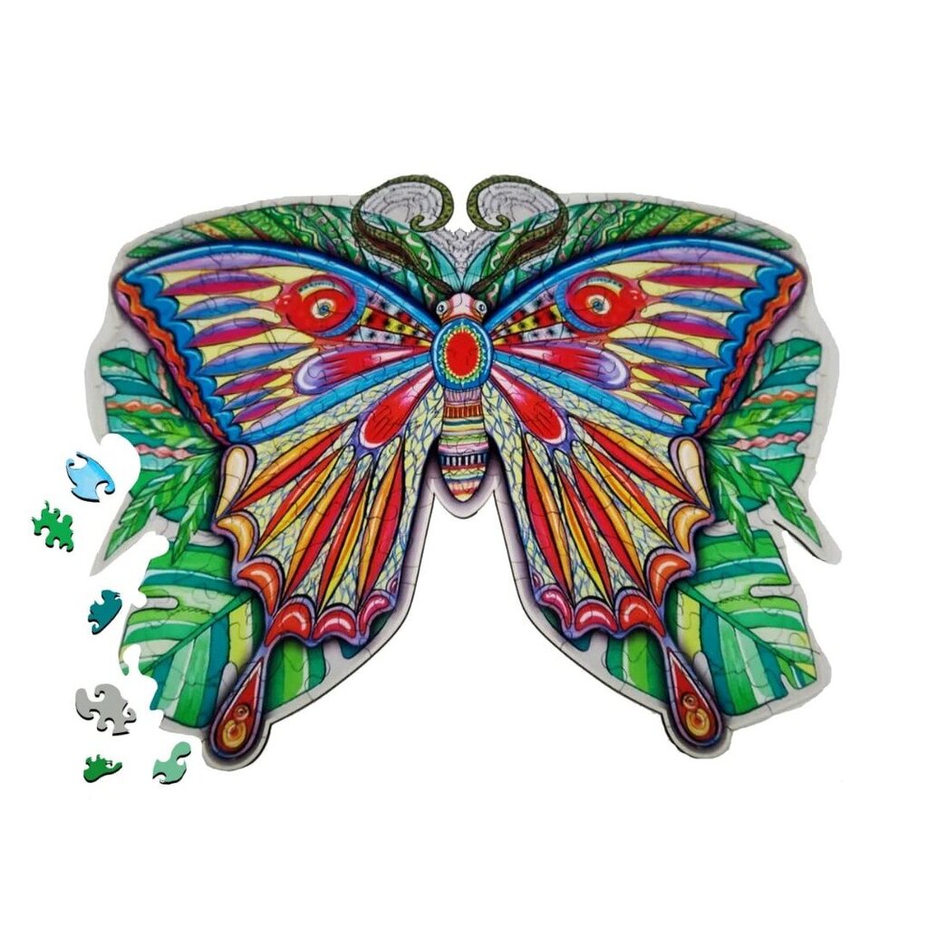 Puinen palapeli Butterfly hinta ja tiedot | Palapelit | hobbyhall.fi