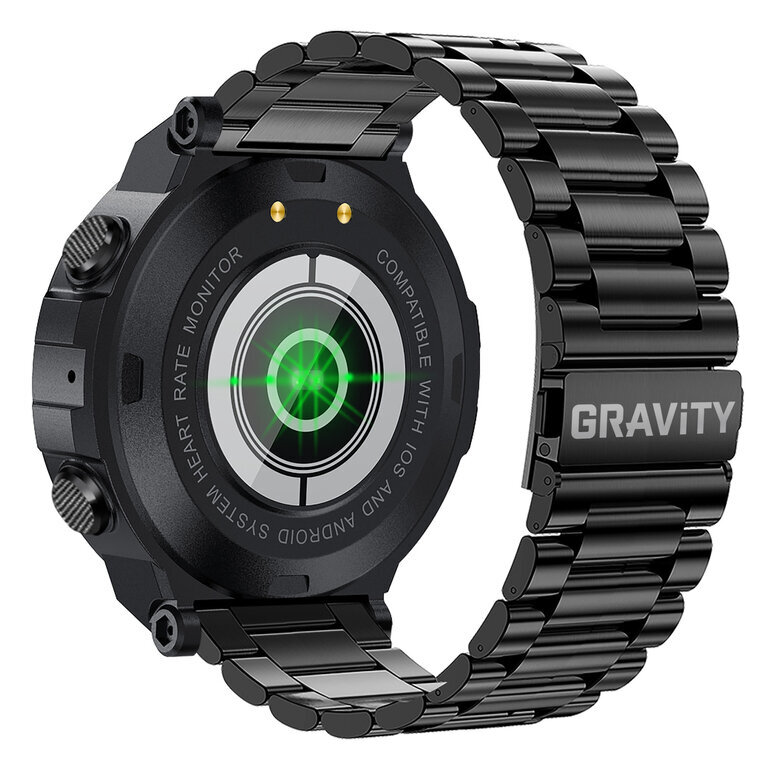 Älykello miehille Gravity GT7-2, musta hinta ja tiedot | Älykellot | hobbyhall.fi