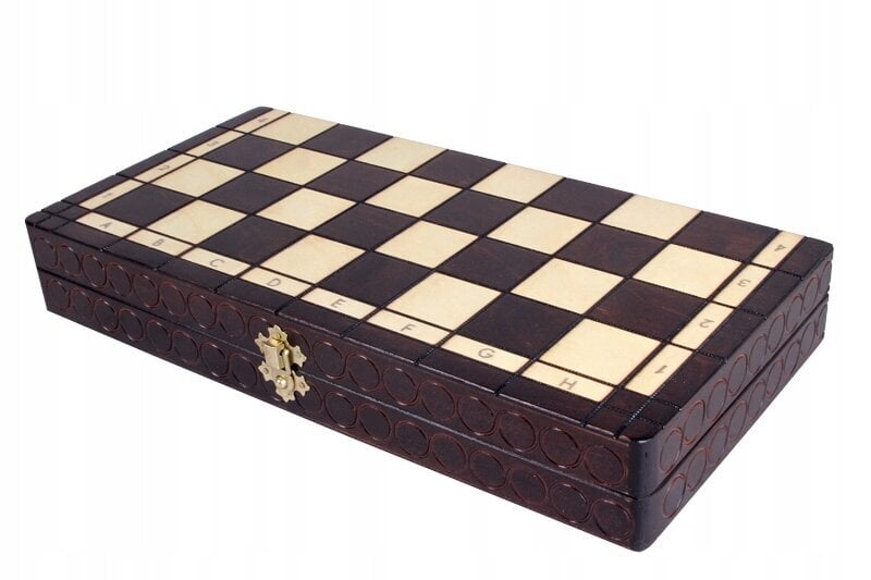 Perinteinen puinen shakki Sunrise Chess & Games Pearl Chess Medium, 36 x 36 cm hinta ja tiedot | Lautapelit ja älypelit | hobbyhall.fi