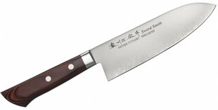 Mahonkinen Santoku-veitsi 17 cm Satake Unique hinta ja tiedot | Veitset ja tarvikkeet | hobbyhall.fi