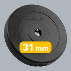 Bitumikiekot Rebel Active 2x10kg, 31mm reikä, klassinen kiekko hinta ja tiedot | Muut urheiluvälineet | hobbyhall.fi