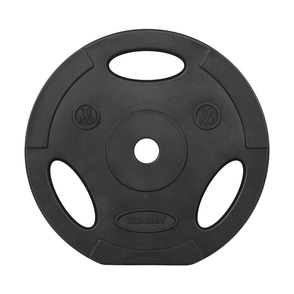 Bitumikiekkojen sarja Rebel Active 2x10kg, 31mm reikä, kahvoilla hinta ja tiedot | Muut urheiluvälineet | hobbyhall.fi