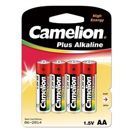 Camelion Plus alkaliparistot, AA / LR06, 4 kpl. hinta ja tiedot | Paristot | hobbyhall.fi