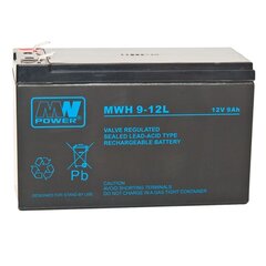 MWPower akku MW 12V 9Ah F2 (250) AGM, 6-9 vuotta. hinta ja tiedot | MW Power Kodin remontointi | hobbyhall.fi