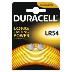 Paristot Duracell LR54, 2 kpl hinta ja tiedot | Duracell Kodin remontointi | hobbyhall.fi